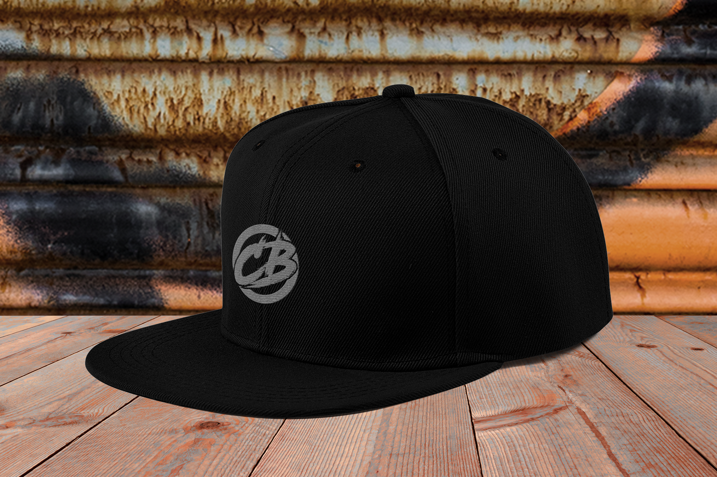 the classic Snapback - mit Stick (grey)