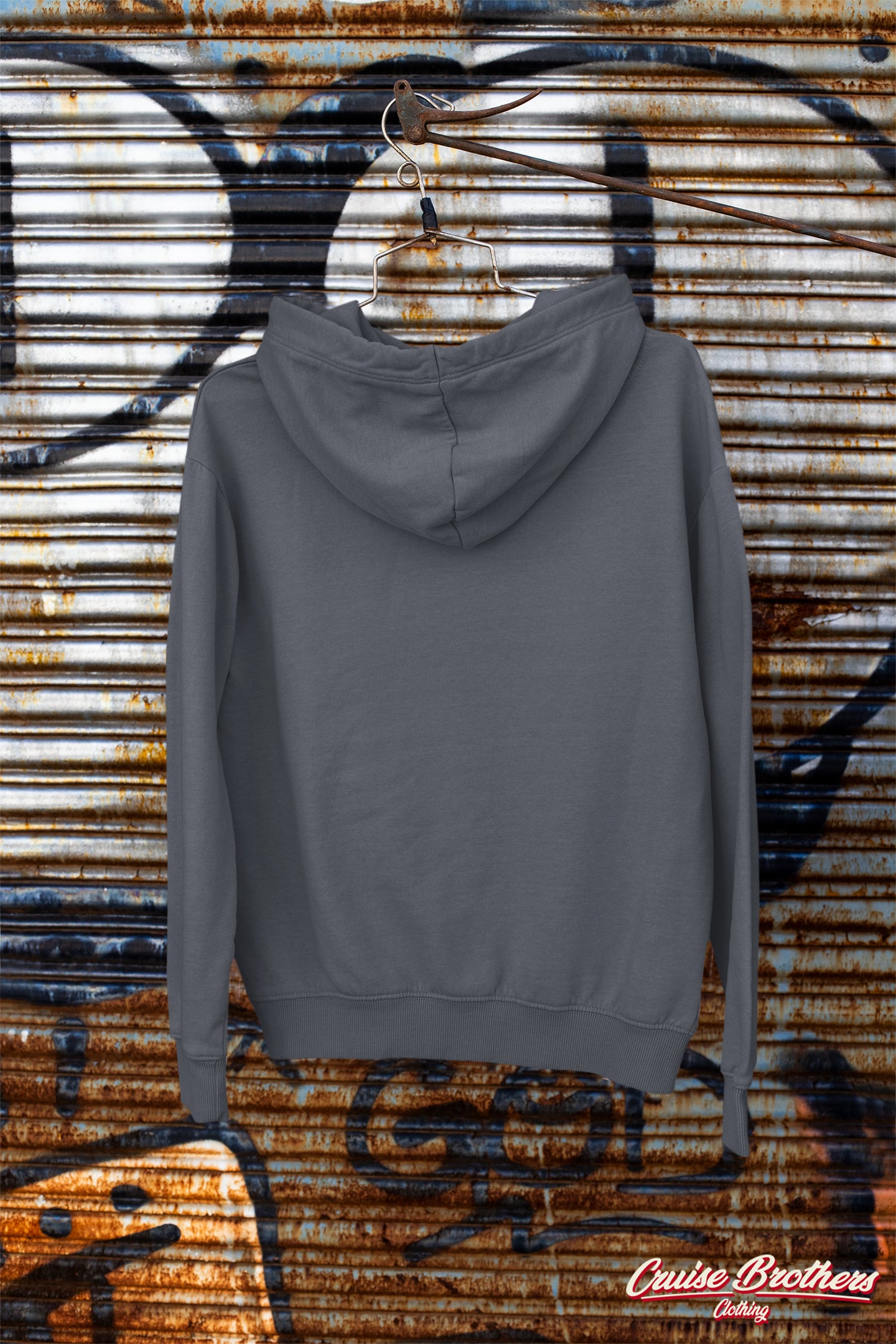 the classic hoodie - grey on grey
