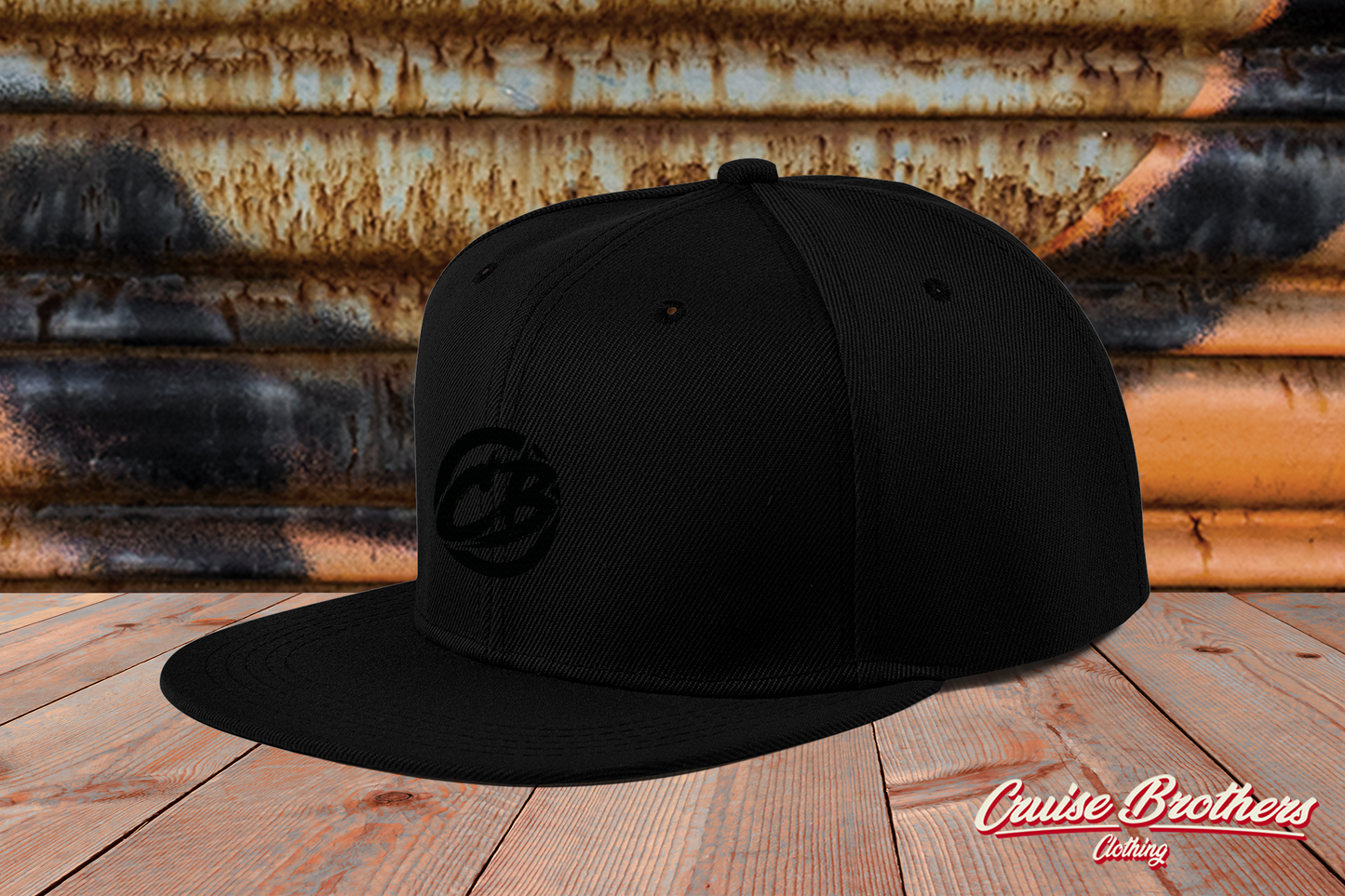 the classic Snapback - mit Stick (black)