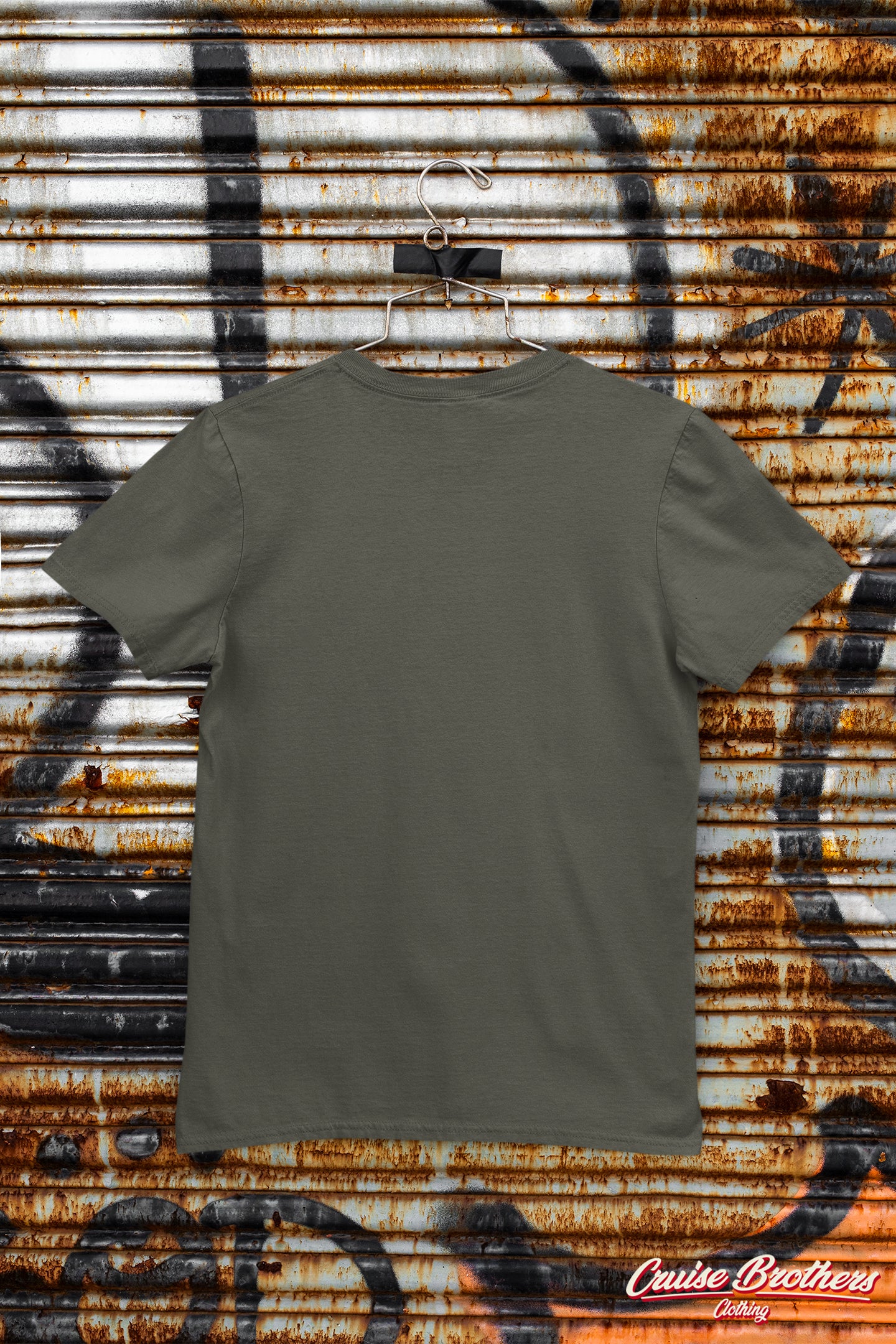 the classic Tshirt - Essential orangen on khaki