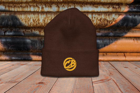 the classic Beanie - mit Stick (yellow)