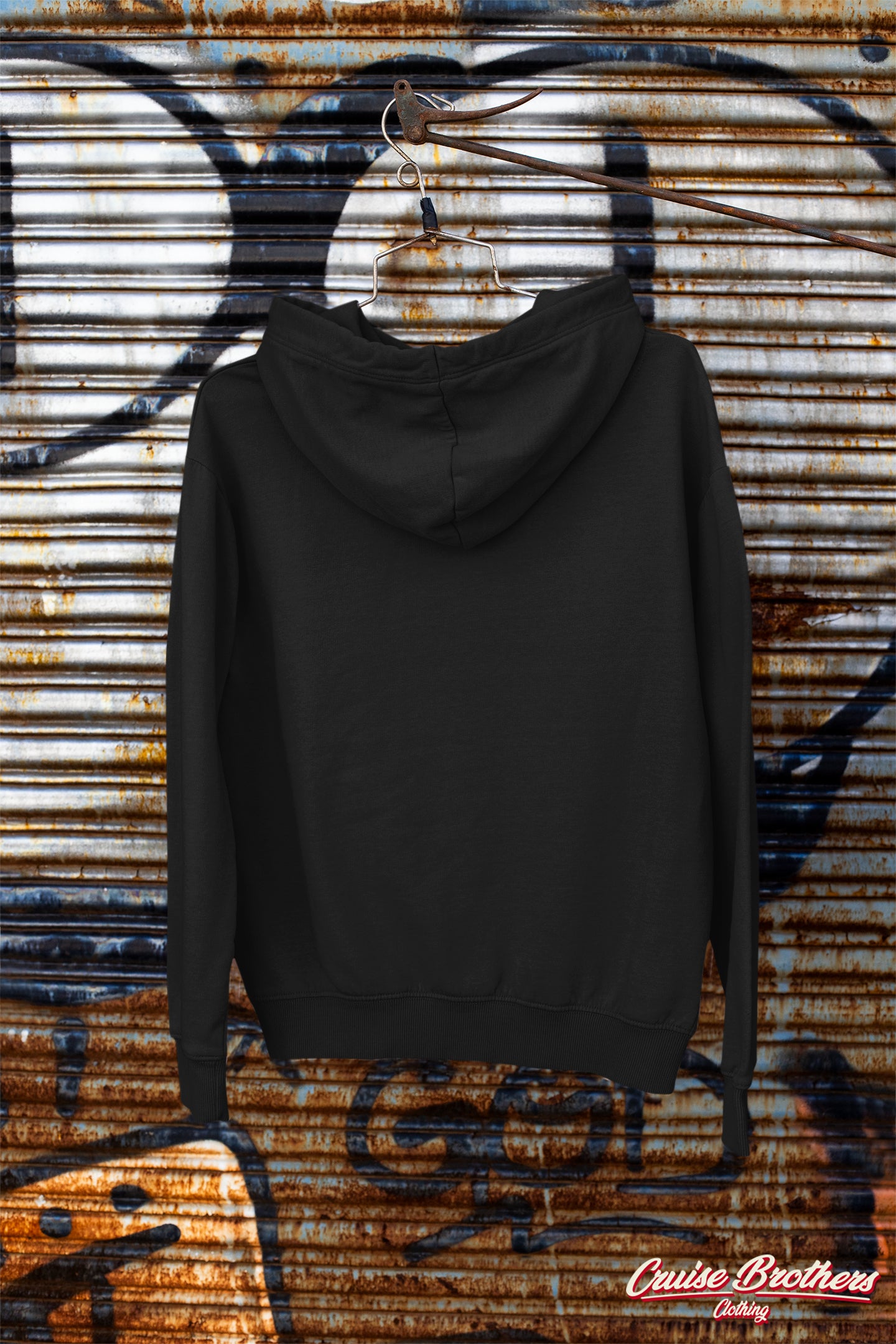 the classic hoodie - black on black