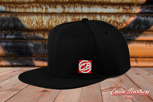 the classic Snapback - mit Stick (the Square)